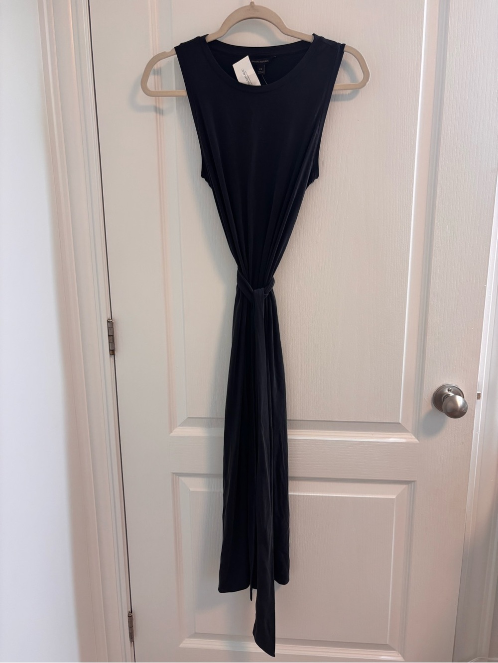 NWT Banana Republic Black/Charcoal Maxi Dress - Classic Women's Dress Size XS